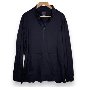 Grand AC Men’s Black 1/4 Zip Pullover Sweatshirt XXL